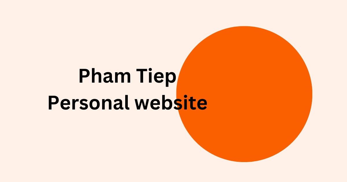 Pham Tiep Website